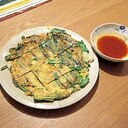 簡単、美味しい☆お餅とチーズ入りニラチヂミ